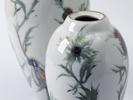 Ваза форма Лилия рисунок Репейник, арт. 80.48116.00.1