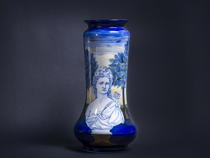 Ваза Летний сад рисунок Весна и лето на форме Альфа рисунок арт. 60.10810.00.1