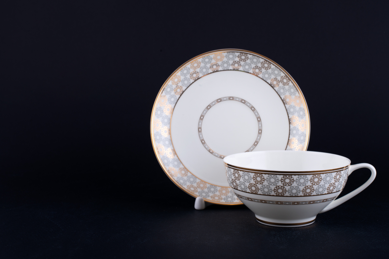 Сервиз чайный на 6 персон 14 предметов, Звезда Востока на форме Купольная арт 81.29673.00.1, 