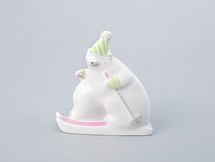 Скульптура форма Медведь-Биатлонист рисунок Медведь-Биатлонист арт. 82.78214.00.1