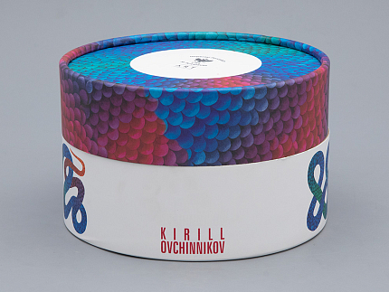 Шкатулка в подарочной упаковке, форма Идиллия, рисунок Лунный змей, арт. 81.32800.00.1