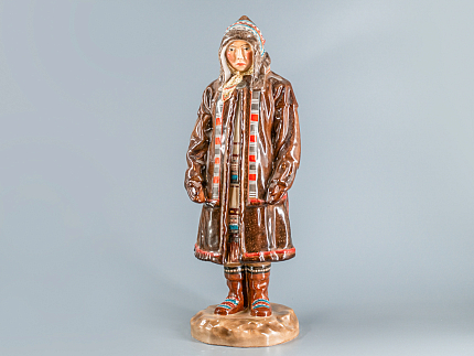 Скульптура Народности России Тунгузская женщина арт. 82.78568.00.1