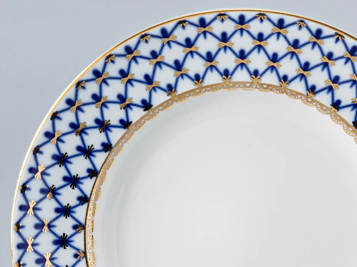 Тарелка мелкая 180 Гладкая Кобальтовая сетка арт. 80.08689.00.1, 