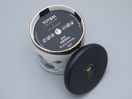 Свеча ароматическая в подарочной упаковке, рисунок Тотем. Медведь аромат Черный перец арт. 81.31597.00.1