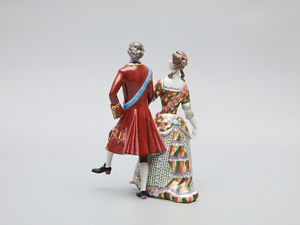 Скульптура Петр и Екатерина Петровская Ассамблея арт. 82.51219.00.1