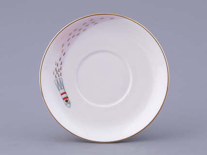 Чашка с блюдцем форма Майская рисунок Спасская башня, арт. 81.32626.00.1, 