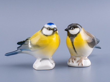 Скульптура форма Синица рисунок Черноголовая арт. 82.78547.00.1