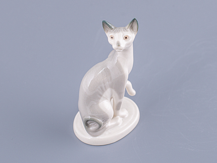 Скульптура Кошка-сфинкс серый арт. 82.69691.00.1