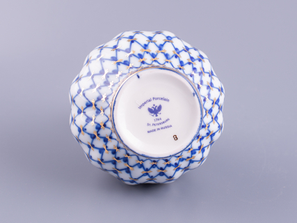 Ваза для цветов Тюльпан Кобальтовая сетка арт. 80.04257.00.1, 