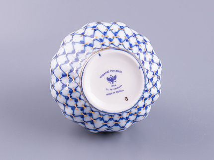 Ваза для цветов Тюльпан Кобальтовая сетка арт. 80.04257.00.1