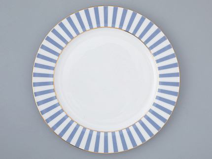 Тарелка плоская 200 мм, форма Стандартная, рисунок Да и нет Серый, арт. 80.46527.00.1