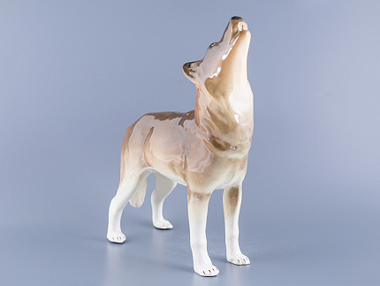 Скульптура Волк стоящий арт. 82.06371.00.1