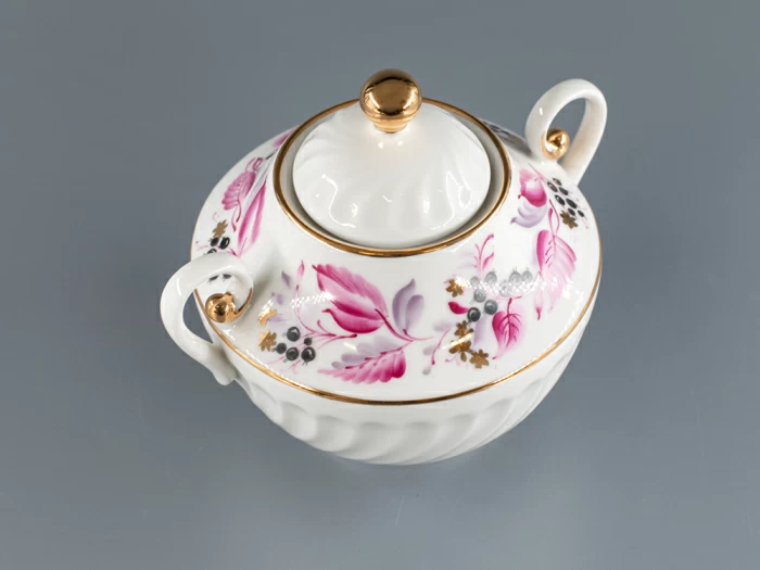 Сахарница форма Витая, рисунок Лесная ягода, арт 80.00595.00.1, 