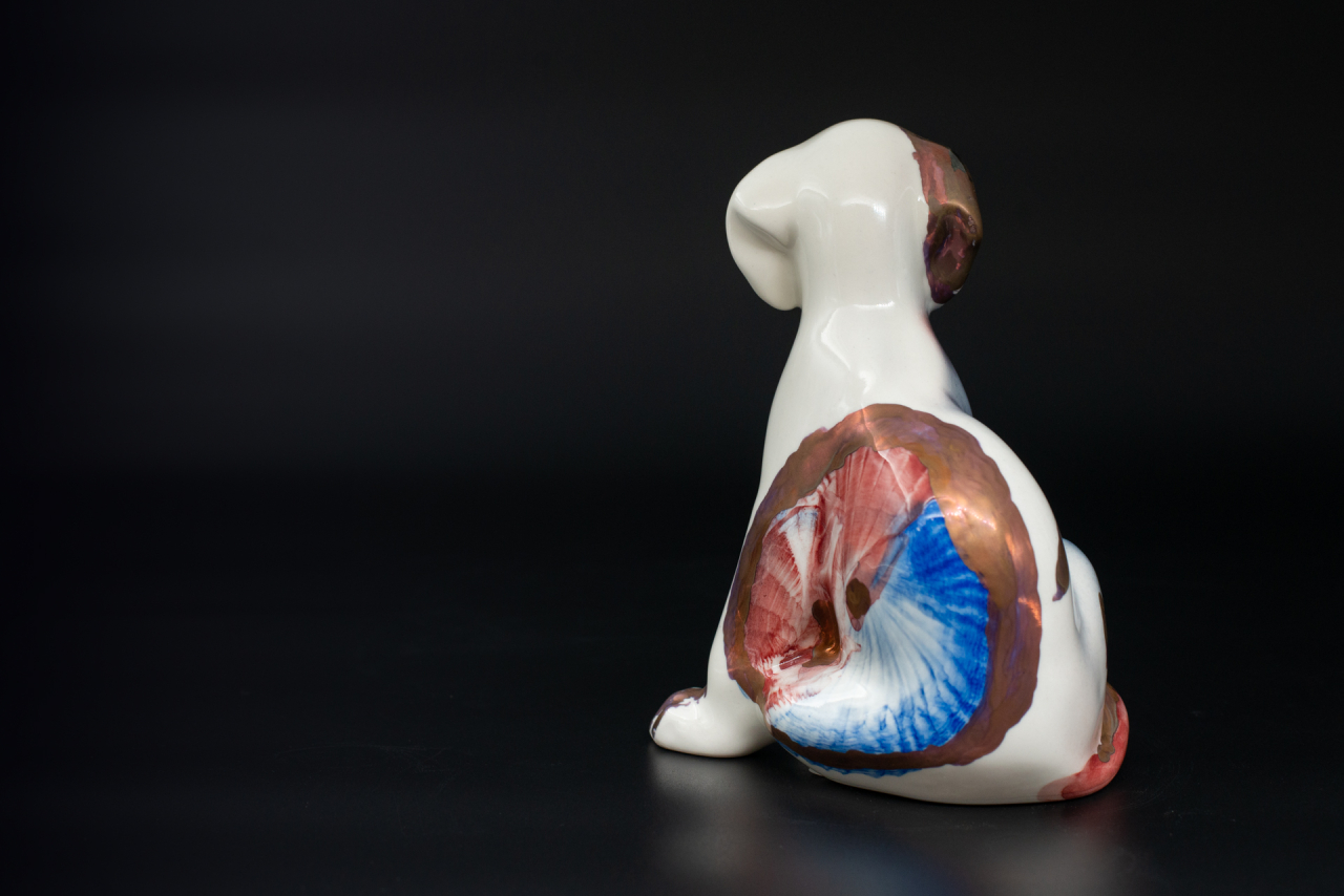 Скульптура Щенок Серый, арт 62.11229.00.1, 