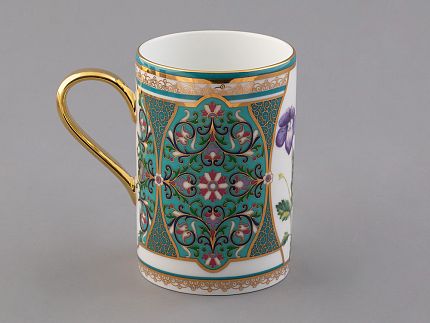 Бокал 400 мл в подарочной упаковке, форма Соло, рисунок Фиалка надрезанная, арт. 81.32711.00.1