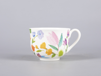 Чашка с блюдцем чайная 345 мл форма Ландыш рисунок Primavera арт. 81.30808.00.1, 