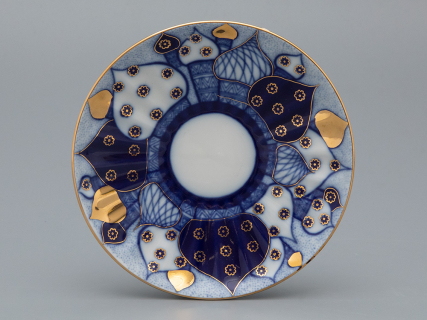 Чашка с блюдцем чайная 235 мл форма Лучистая рисунок Перезвоны арт. 81.13809.00.1, 