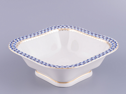 Салатник двухпорционный квадратный Молодежная Кобальтовая сетка арт. 80.06935.00.1