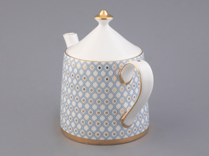 Сервиз чайный форма Идиллия рисунок Азур, 4 персоны 10 предметов, арт. 81.27757.00.1, 