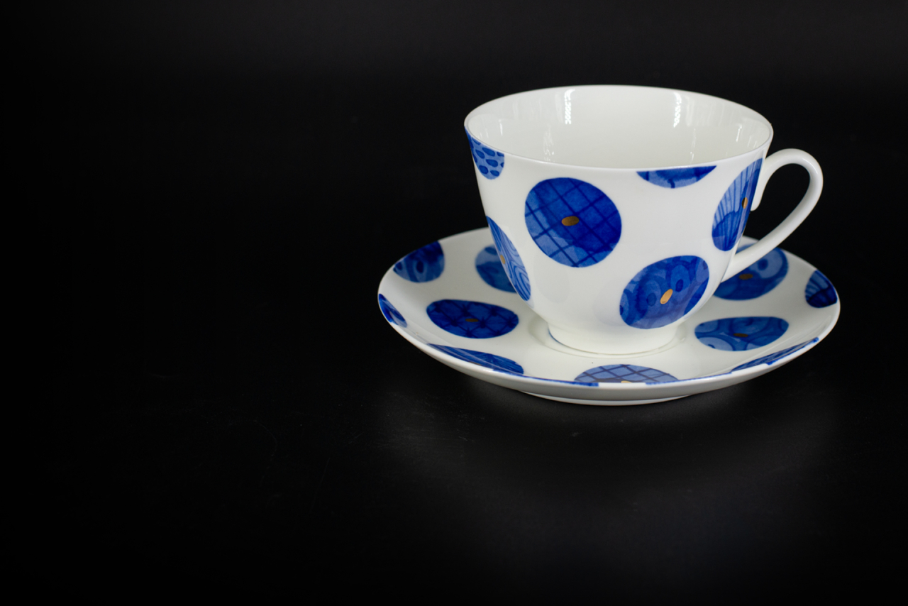 Чашка с блюдцем Мода, на форме Весенняя, арт 61.21006.00.1, 