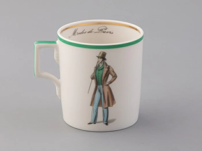 Подарочный набор чайный форма Гербовая рисунок Modes de Paris (зеленый) арт. 81.25659.00.1, 