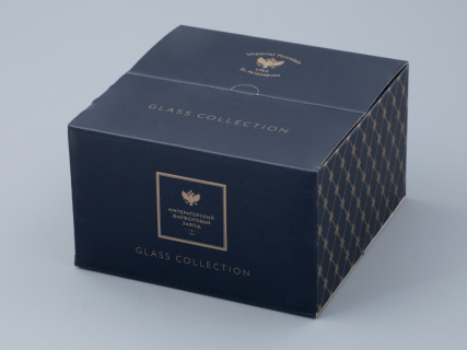 Набор из 4-х стаканов для виски 220 мл Кобальтовая сетка арт. 14.11003.07, 