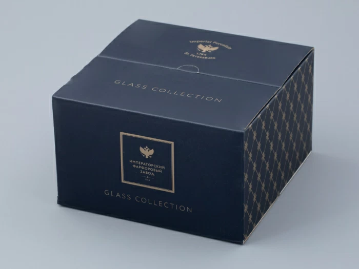 Набор из 4-х стаканов для виски 220 мл Кобальтовая сетка арт. 14.11003.07, 