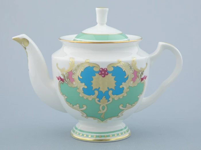 Сервиз чайный форма Айседора рисунок Аквамарин 6 персон 14 предметов арт. 81.30906.00.1, 