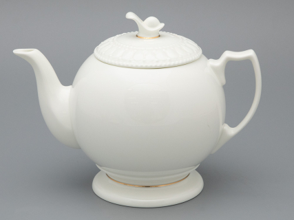 Сервиз чайный форма Жемчужина рисунок Золотая лента, 6 персон 14 предметов, арт. 81.26223.00.1, 