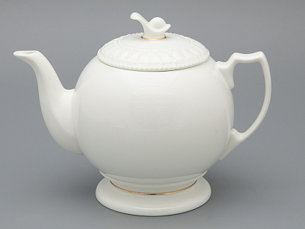 Сервиз чайный форма Жемчужина рисунок Золотая лента, 6 персон 14 предметов, арт. 81.26223.00.1