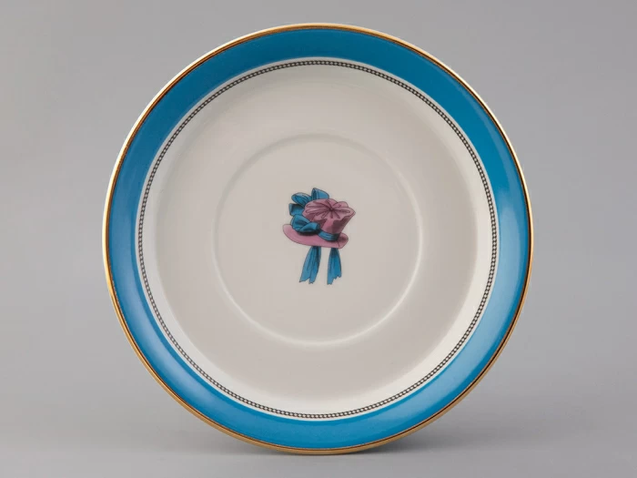 Чашка с блюдцем чайная 220 мл форма Гербовая рисунок Modes de Paris 1836 арт. 81.25417.00.1, 