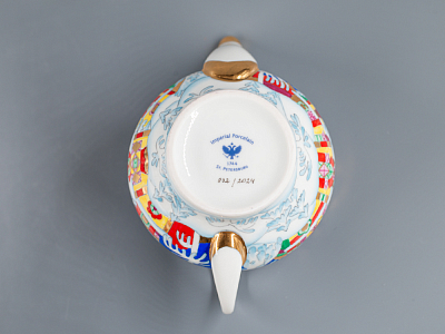 Комплект чайников форма Новгородский рисунок Зимняя сказка арт. 81.13998.00.1