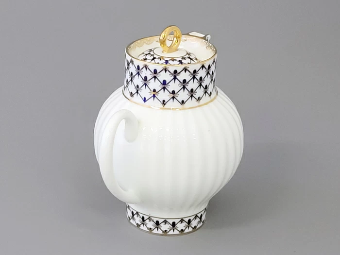 Сливочник 270 мл., форма Волна, рисунок Кобальтовая сетка 270 мл, арт. 80.06536.00.1, 