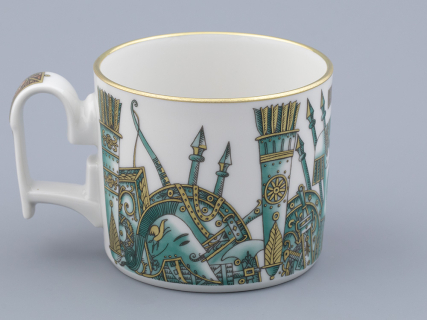 Чашка с блюдцем в подарочной упаковке, форма Охотничий, рисунок Триумф Victoria, арт. 81.32470.00.1, 