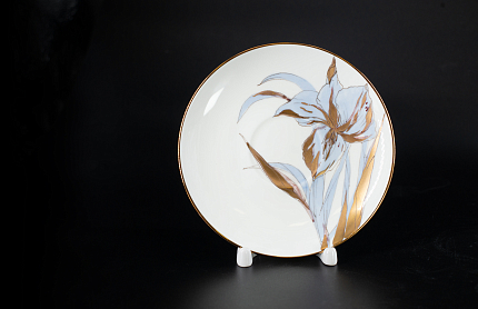 Чашка с блюдцем Любимые Цветы Модерна, на форме Весенняя, арт 61.21000.00.1