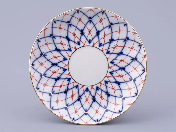 3-х предметный комплект чайный форма Тюльпан  рисунок Сетка 1950, арт. 81.31131.00.1, 