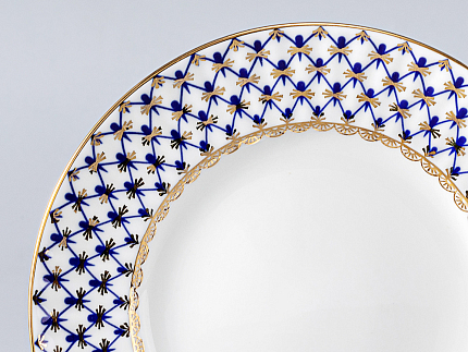 Сервиз чайный Волна Кобальтовая сетка, 6 персон 20 предметов, арт. 81.20893.00.1