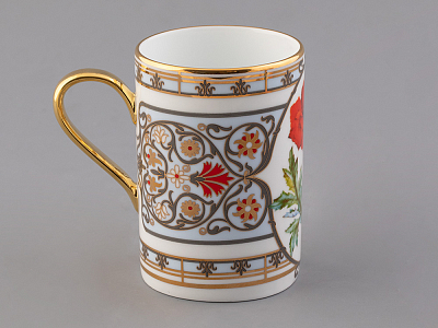 Бокал 400 мл в подарочной упаковке, форма Соло, рисунок Мак восточный, арт. 81.32713.00.1