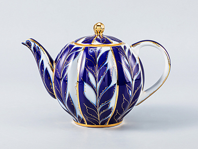 Сервиз чайный Тюльпан Зимний вечер,6 персон 14 предметов, арт. 81.10737.08.1