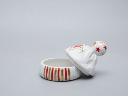 Туалетная коробочка форма детская шапочка рисунок звезда арт. 80.35979.00.1, 