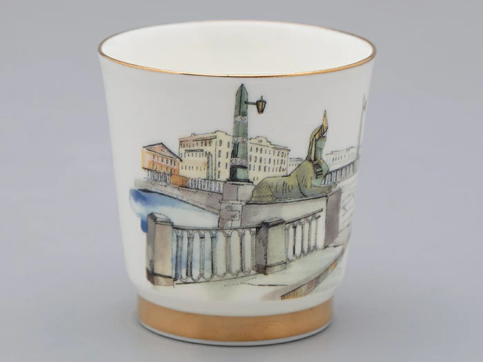 Подарочный набор стопок форма Сувенирная 1, рисунок Виды С-Петербурга арт. 81.31737.00.1, 