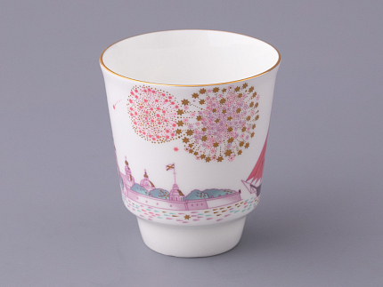 Чашка с блюдцем форма Майская рисунок Волшебная ночь арт. 81.27381.00.5