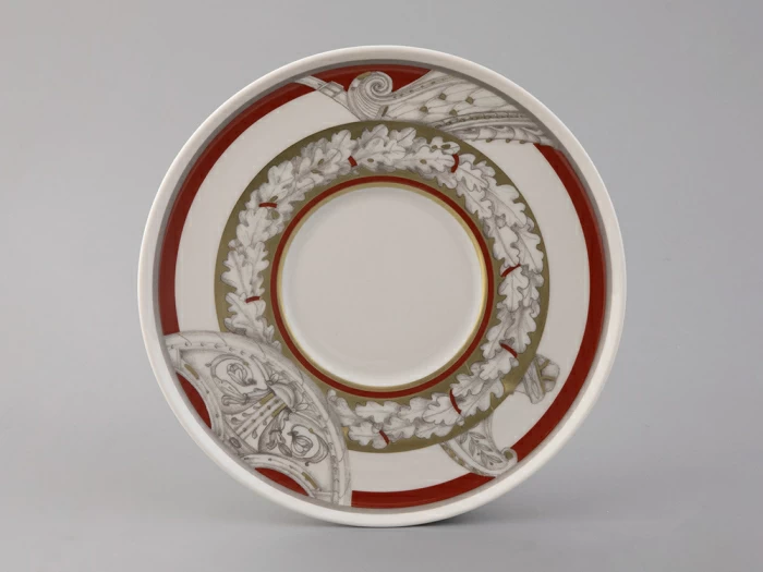 Бокал с блюдцем в подарочной упаковке, форма Гранд, рисунок Маршалы победы Василевский А.В., арт. 81.33242.00.1, 