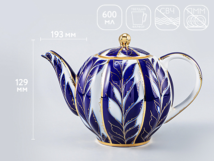 Чайник заварочный Тюльпан Зимний вечер 600 мл арт. 80.00018.00.1