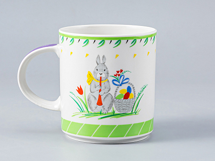 Кружка форма Стандарт рисунок Цветная Пасха, арт. 80.98860.00.1