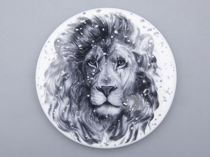 Шкатулка в подарочной упаковке, форма Идиллия, рисунок Тотем. Лев арт. 81.31592.00.1