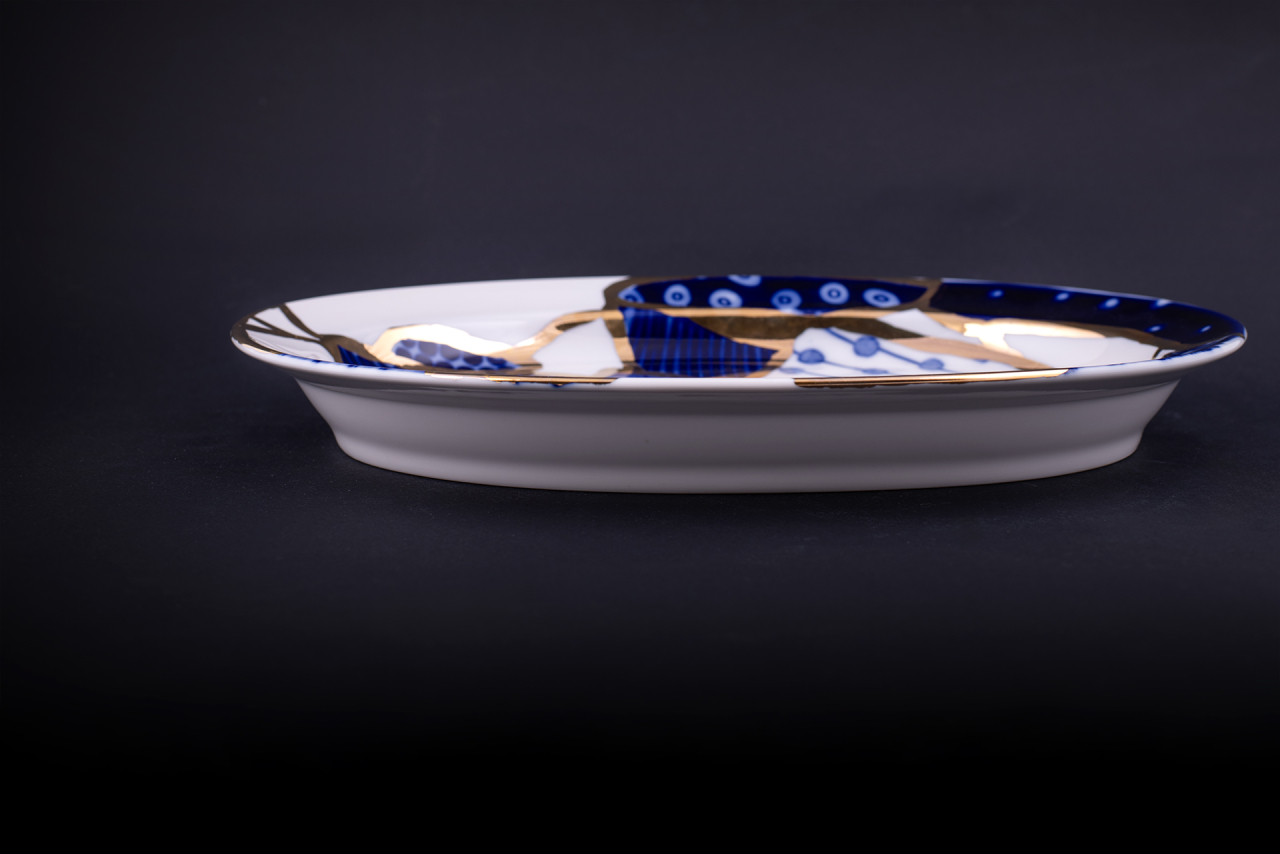 Блюдо Байкал 280 мм, на форме Молодежная, арт 60.14034.00.1, 