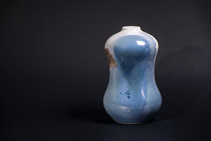 Ваза Атмосферные явления на форме Тыква арт 60.15875.00.1