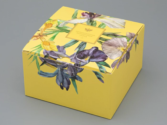 Чашка с блюдцем L’Art des Fleurs в подарочной упаковке, форма Весенняя 2, рисунок Лесной свет, арт 81.33401.00.1, 