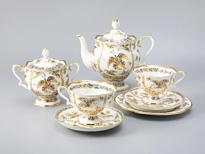 Сервиз кофейный форма Наташа рисунок Фантастические бабочки, 6 персон 20 предметов, арт. 81.20931.00.1, 